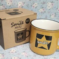 マグカップ　色マスタード　大きめ