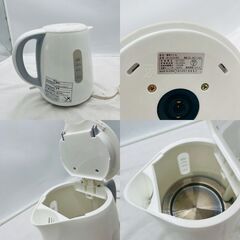 【❗️✨家電3点セット✨❗️】🍱パナソニック電子レンジ＆キティ焼き器🍳＆ニトリ電気ケトル　動作確認済・2020年製ありの画像