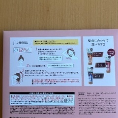 サロンドプロ　カラートリートメント　白髪お試しの画像