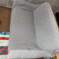 【美品】2人掛けソファー・カバー付き