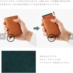 【受け渡し者決定】CACTA カクタ　三つ折り財布 ミニ財布の画像