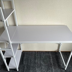 棚付きデスクの画像
