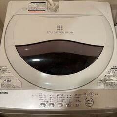 TOSHIBA 洗濯機の画像