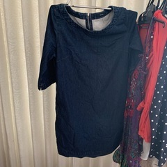 デニム　ワンピース　desmieux