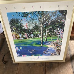 ヒロヤマガタ　ポスター　1975 PGAチャンピオンシップの画像