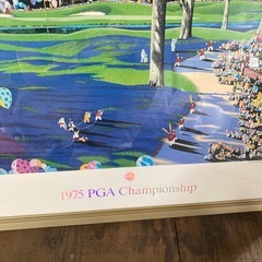 ヒロヤマガタ　ポスター　1975 PGAチャンピオンシップの画像