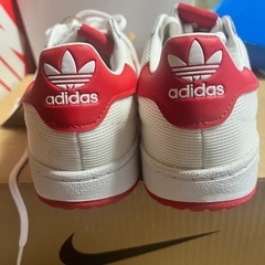 adidas/チームコート赤 27.5cm新品未使用　タグ、箱有りの画像