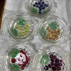 ガラスフルーツ皿