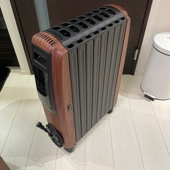 【0円】木目調　オイルヒーター