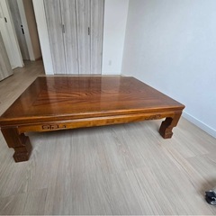 木製　ローテーブル　和室の画像