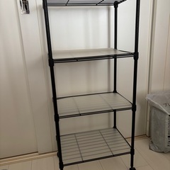 ニトリ　スチールラック(LT 幅45cm 3段 ダークグレー)