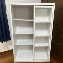 【終了】本棚　スライド　可動式
