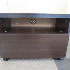【中古品】ダークブラウン テレビ台 引き出し付き 中古品】ダークブラウン テレビ台 引き出し付き