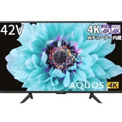 シャープ 42V型 液晶 テレビ AQUOS 4T-C42DH1 4K