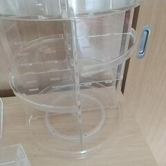 収納　化粧品収納　小物収納　コスメ収納　クリアケース　池袋の画像