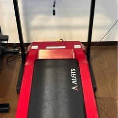 AFR1119A ALINCO ランニングマシン レッド　マット付き