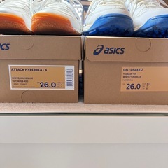 asics アシックス ハンドボール スニーカー 26.0センチ アウトシューズ インシューズの画像