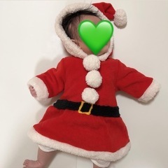 【美品】ベビー 新生児 サンタ コスプレの画像