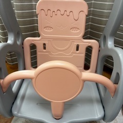 滑り台ブランコ付き遊具の画像