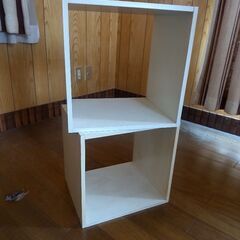 カラーボックス風　オープン棚　２個組の画像