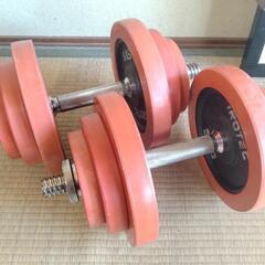 アイロテック  ダンベル 40kg セット 20kg×2