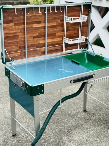 スーパーお値引き！！【希少品】コールマン キッチンテーブル シンク付