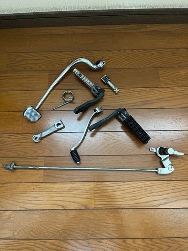 SR400 純正フォワードステップ一式