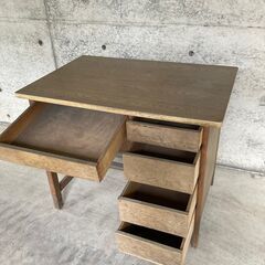 昭和レトロ　ヴィンテージ　学習机 作業机の画像