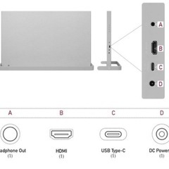 LG ディスプレイモニター 27インチ　IPS HRD 解像度2560x1440 60Hzの画像