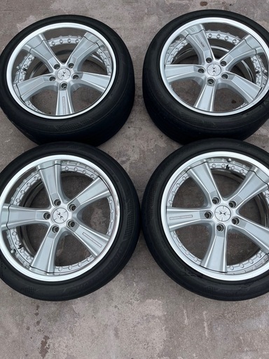 225/45R18 ウェッズ　ホイールセット