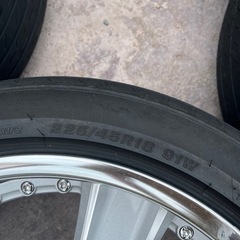 225/45R18 ウェッズ　ホイールセットの画像