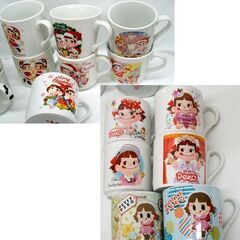 長期保管品 ペコちゃん プリンカップ ミニマグカップ 46個セット まとめて　クリスマス レッスン ファンタジー PETIT 他 ☆ PayPay(ペイペイ)決済可能 ☆ 札幌市 豊平区 平岸 平岸店の画像