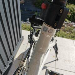 【値下げ】THREE STONE 折りたたみ自転車 荷台付き 20インチ 自転車の画像