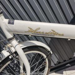 【値下げ】THREE STONE 折りたたみ自転車 荷台付き 20インチ 自転車の画像