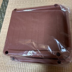 シューズラック　5段　ブラウンの画像