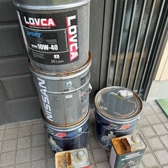 空ペール缶オマケ程度のオイル