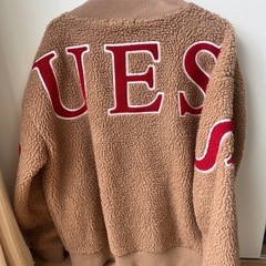 GUESS ボアブルゾン メンズMの画像