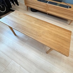 🪵ナチュラル木製ローテーブル／センターテーブル（野田産業）