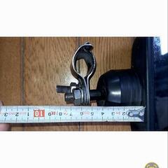 ジェットイノウエ バックショットミラー Ver.9S トラック用補助ミラーブラック　黒色　　ジャンク品　割れ有りの画像