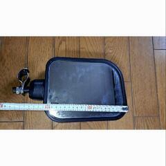 ジェットイノウエ バックショットミラー Ver.9S トラック用補助ミラーブラック　黒色　　ジャンク品　割れ有りの画像