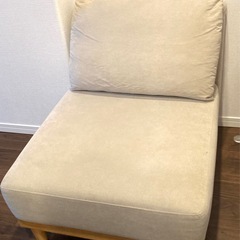 洗える ローソファー ファイン家具　1人掛けの画像