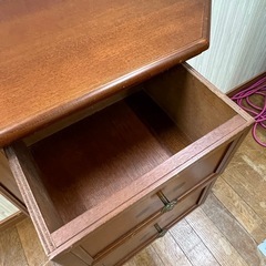 アンティーク家具 木製 イタリア 象嵌 電話台 サイドテーブル チェスト アンティーク家具!! 木製 イタリア 象嵌 電話台 サイドテーブル 4段