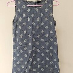 女児コットンワンピ３点　140～150cm　ローラアシュレイ、GAP、ハンドメイドの画像