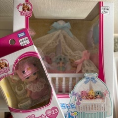 新品　リカちゃん　みつごのあかちゃんベッド&　かこちゃん