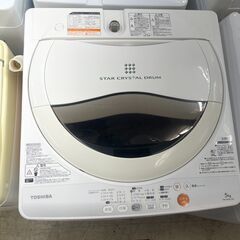 リサイクルショップどりーむ荒田店　No3466 洗濯機　東芝　5kg容量　2013年製　動作確認OK♪の画像