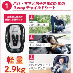 マムズキャリー　西松屋(NISHIMATSUYA) ベビーシートの画像