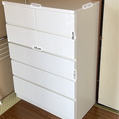 ニトリ 5段 チェスト②