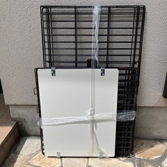 アイリスオーヤマ　猫サークル　2段セットの画像