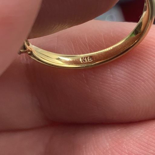 K18 ダイヤ　リング　2.1g 0.3ct