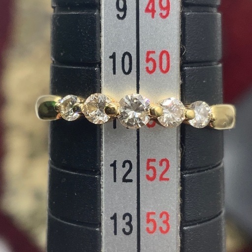 K18 ダイヤ　リング　2.1g 0.3ct